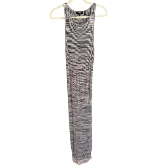 Theory Intrella size P (XS) Space Dye Striped Linen Knit Tank Dress - Picture 9 of 10